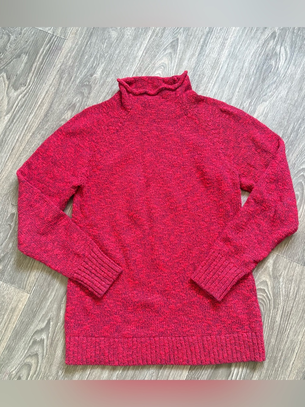 Ll Bean Ragg Rollover sweater